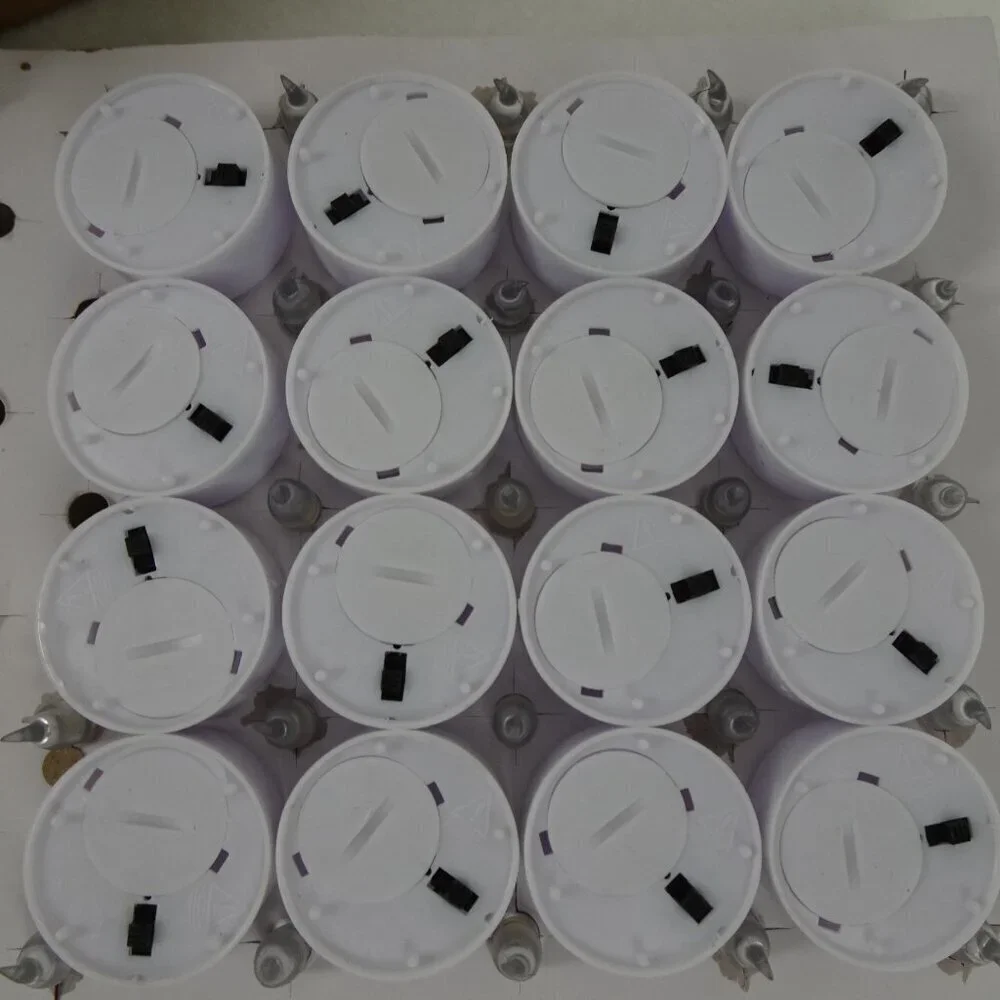 80 Pack Flameless Candles Tea Lights Flickering White Base